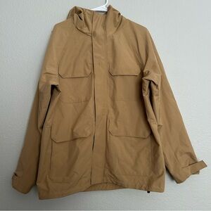Uniqlo utility jacket men's in color camel